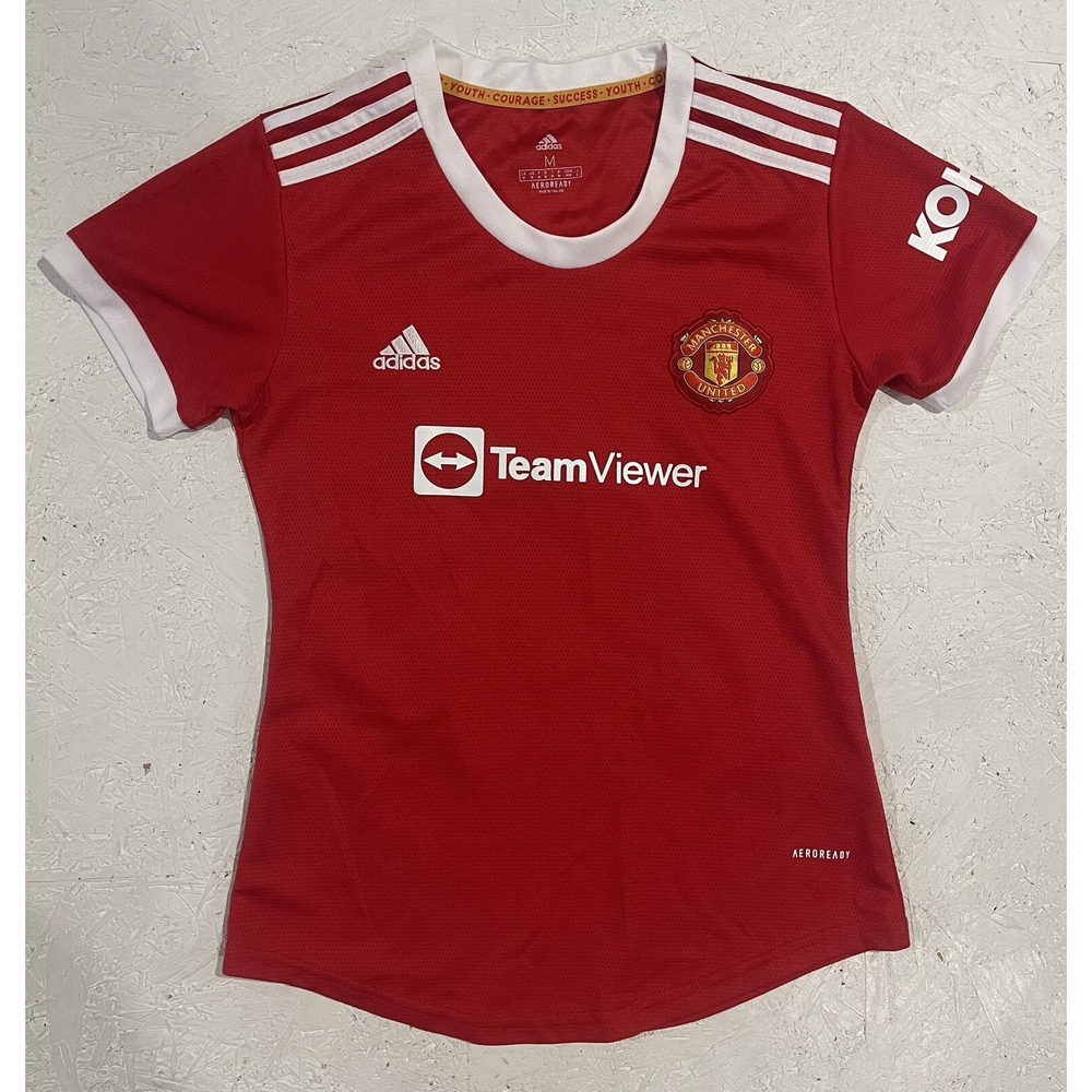 Manchester United 21/22 Home Football Shirt Adidas Soccer Jersey‎ Size Medium